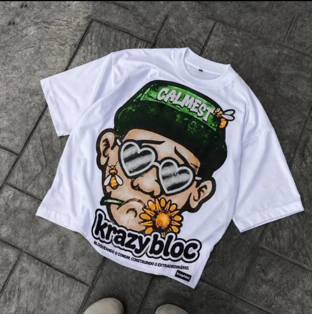KRAZY BLOC Essential White Oversized